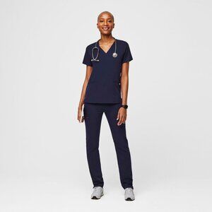 FIGS Women Navy Scrubs Set Small